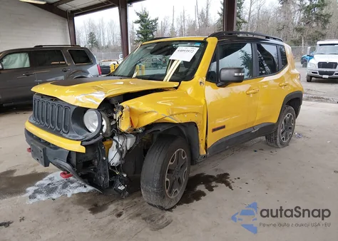 2017 Jeep Renegade Trailhawk 4X4 z USA, uszkodzony, nr VIN ZACCJBCBXHPE71145